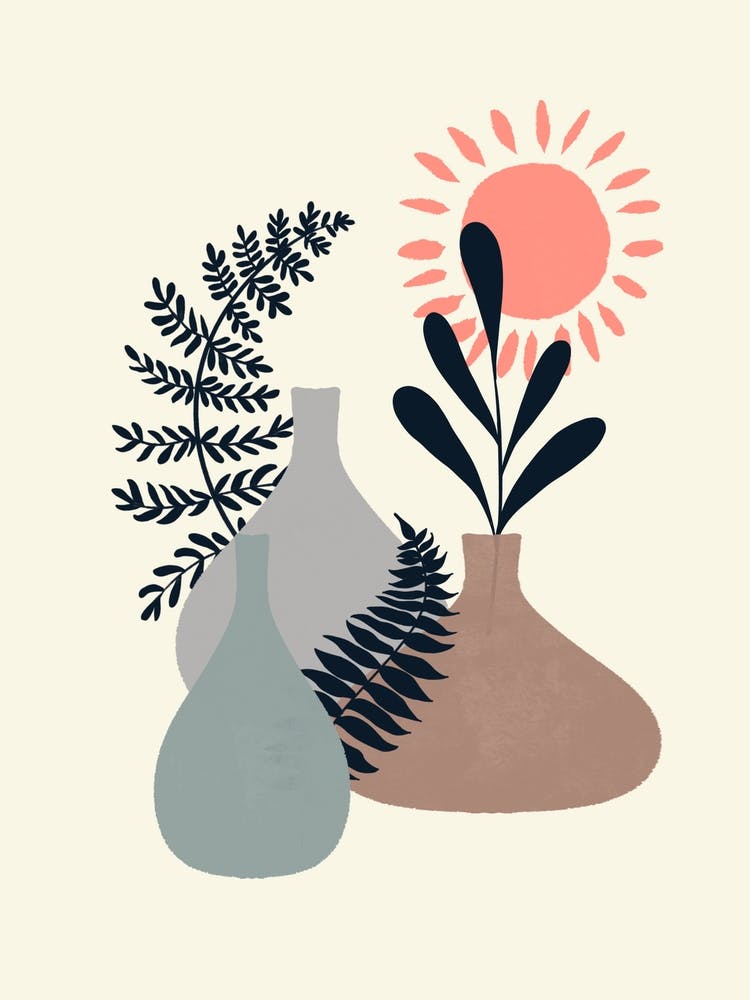 Vases And Plants 1