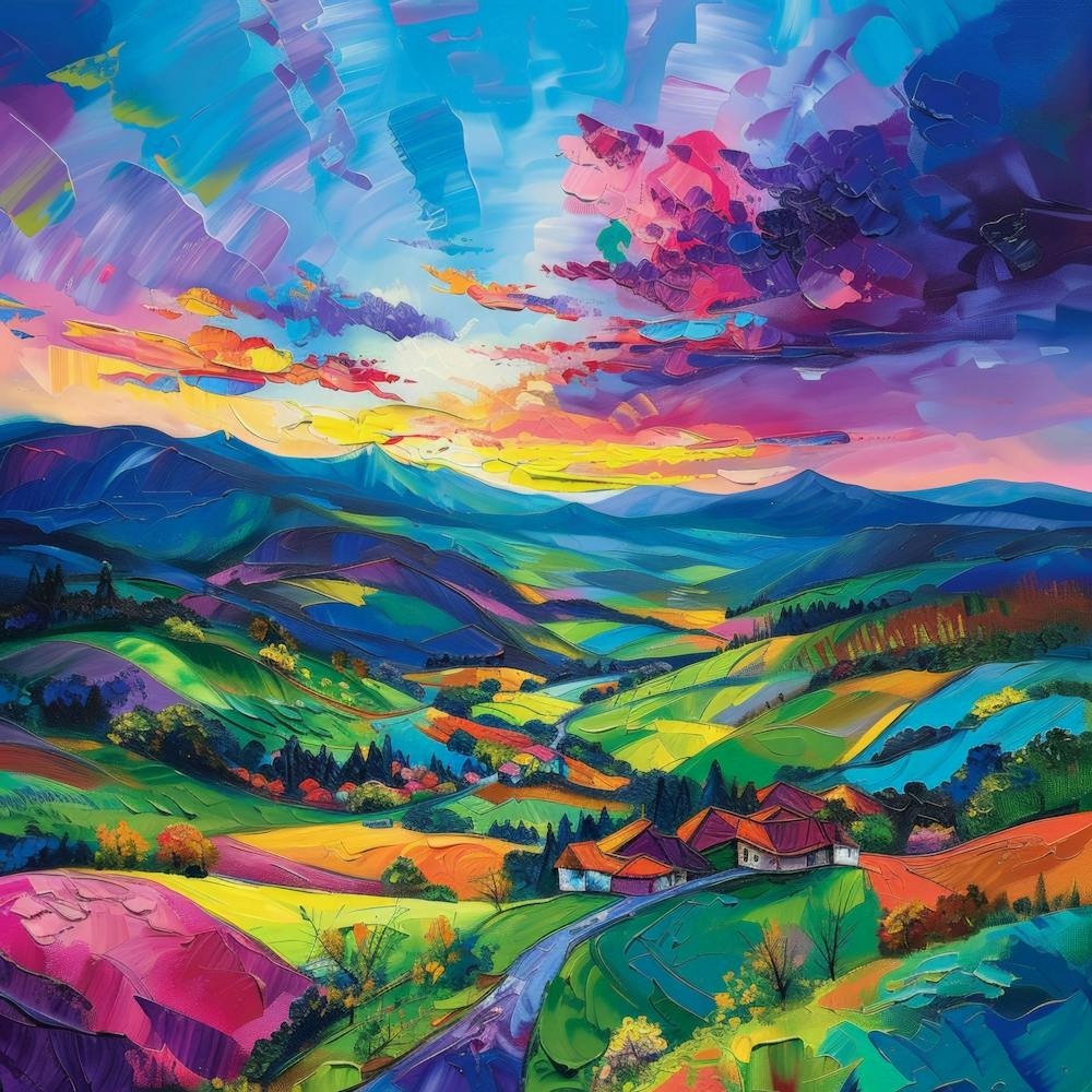 Sunset In The Valley