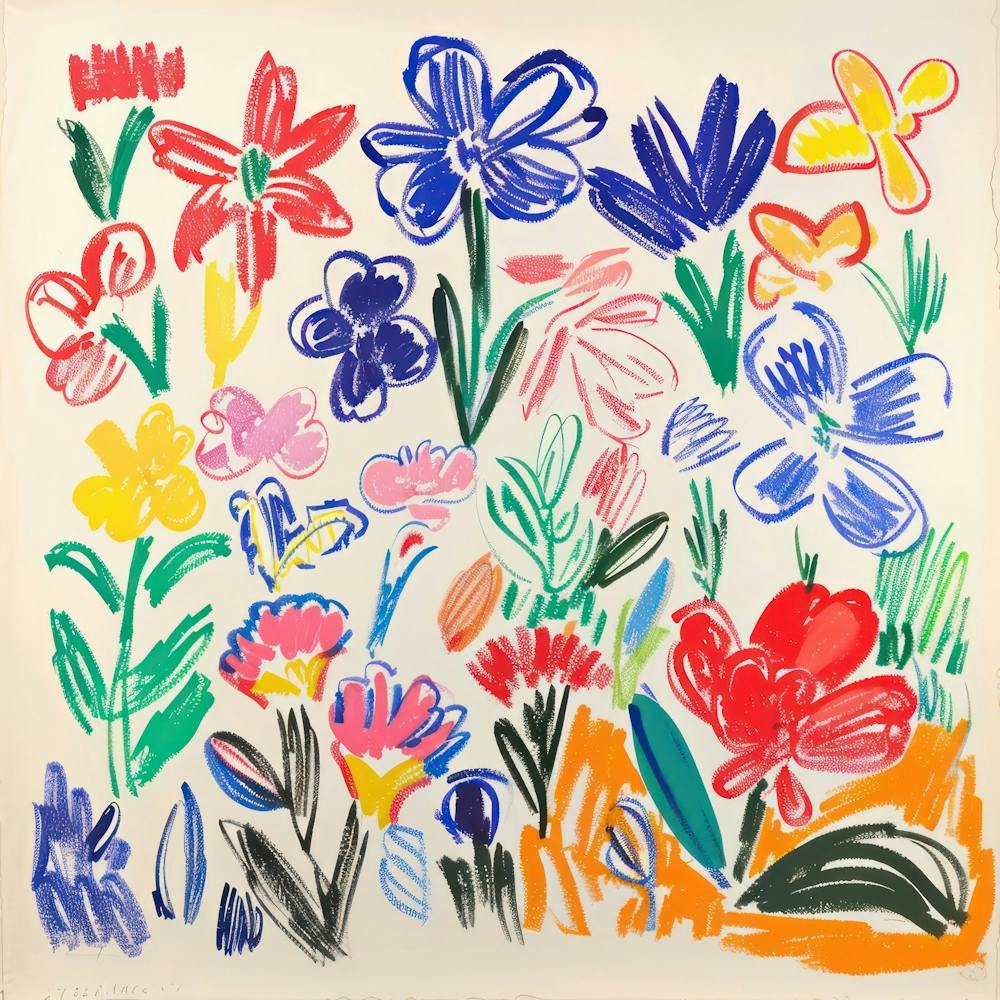 Floral Painting Matisse Style 2