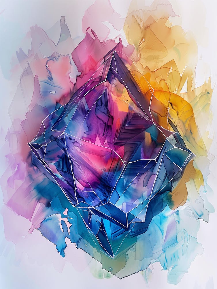 Abstract Watercolor Painting 3