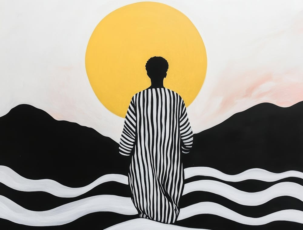 Man In Front Of The Sun