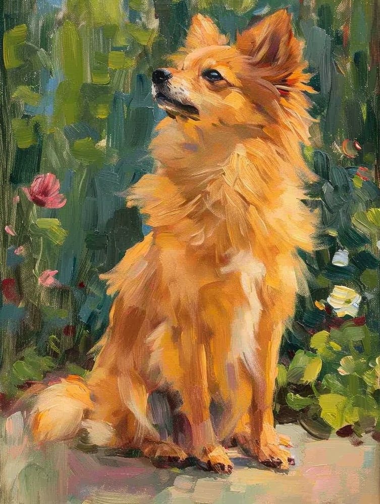 Finnenspitz Acrylgemälde 7