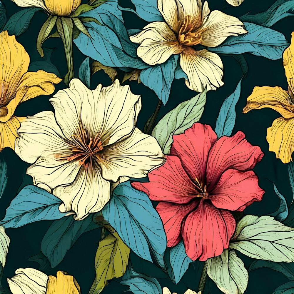 Seamless Floral Pattern 7