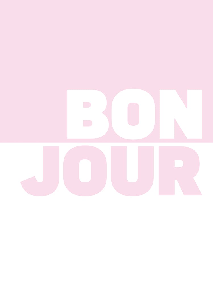 Bonjour French Quote