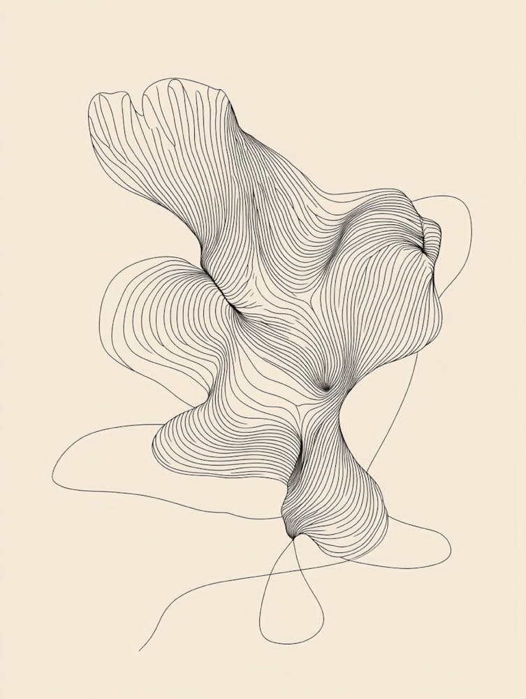 Abstract Line Drawing 2