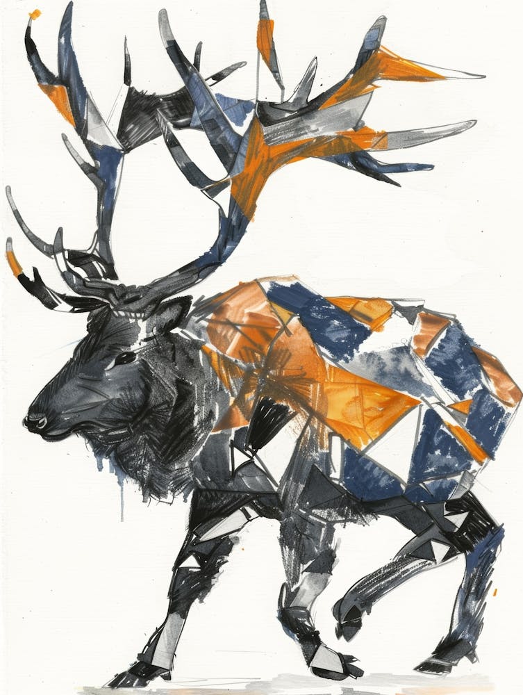 Abstract Elk
