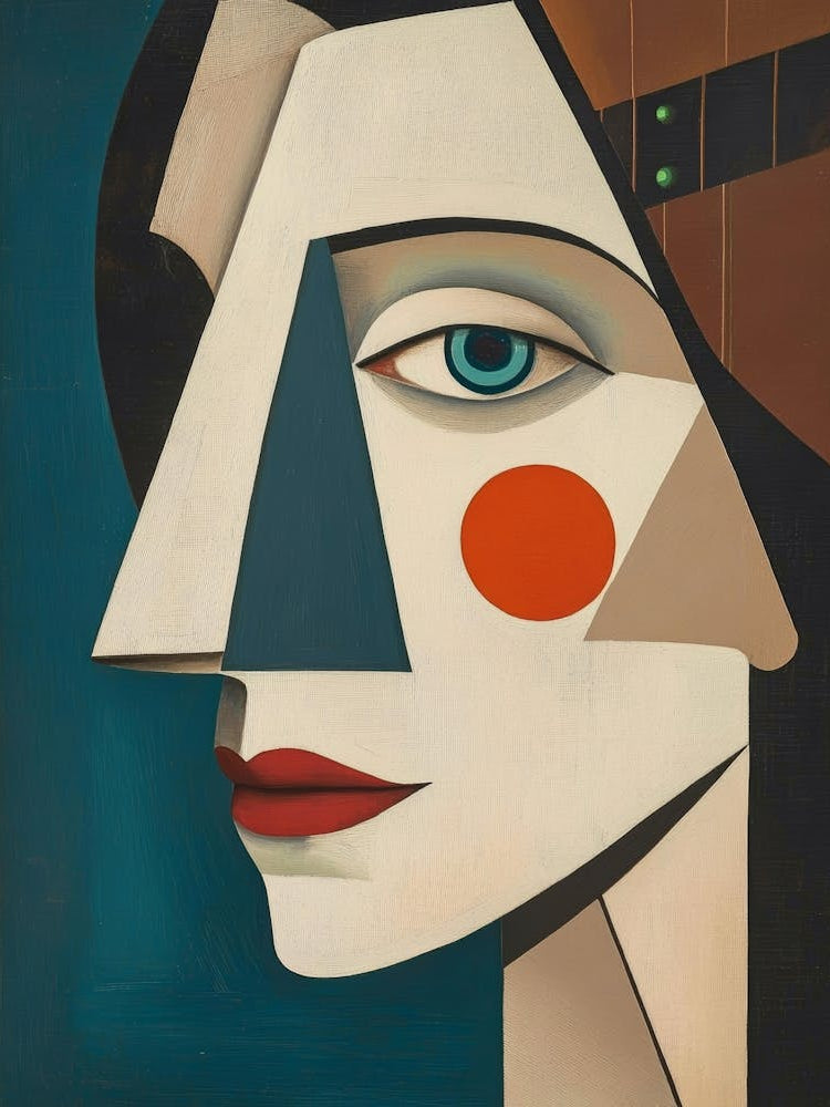 Abstract Woman'S Face 27