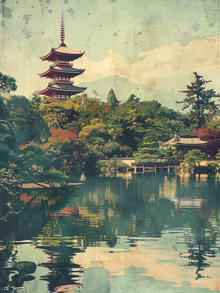 Nara Park Japan Mid Century Modern 2
