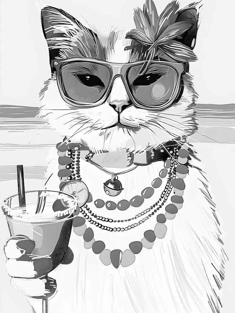 Cat In Sunglasses 1