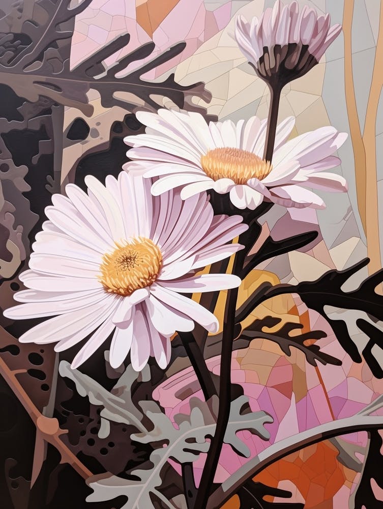 Flower Illustration Asters 1