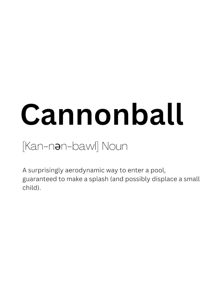 Cannonball Definition Meaning