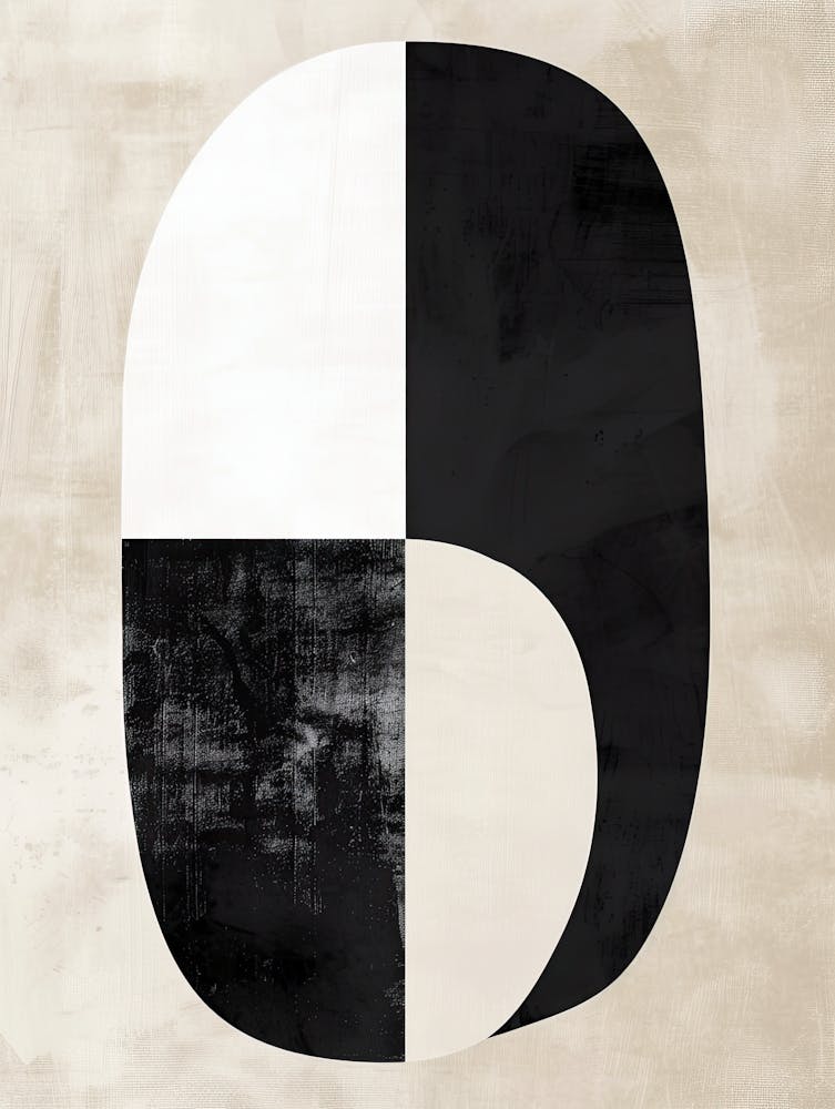 Symétrie Fragmentaire Bauhaus Minimaliste