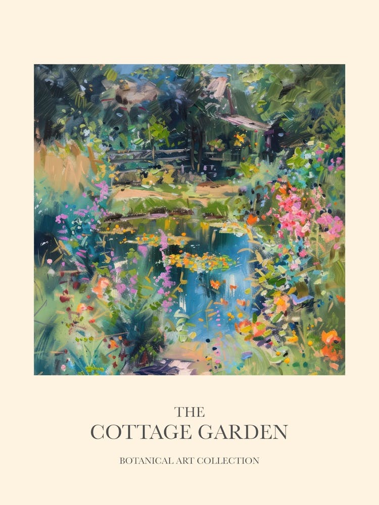 Cottage Garden Poster Fairy Pond 5
