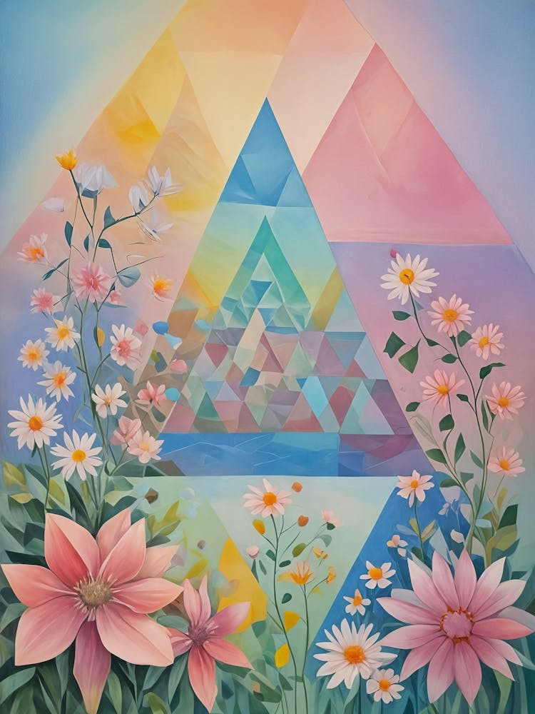 Floral Triangles no1