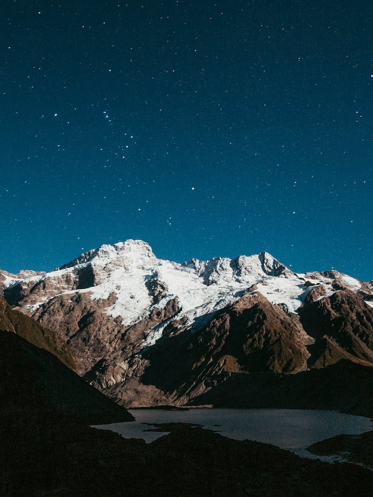 Moon Lit Mountains