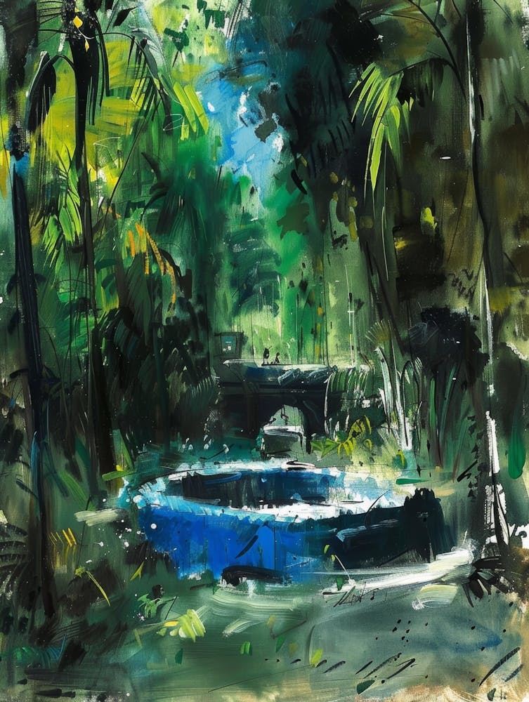 Fountain In The Park