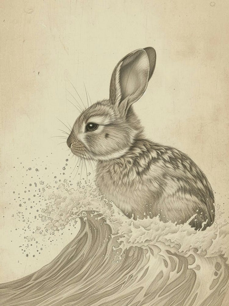 Tans Rabbit Drawing 1