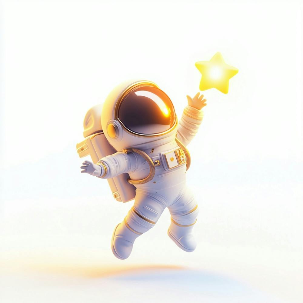 Astronaut In Space 3