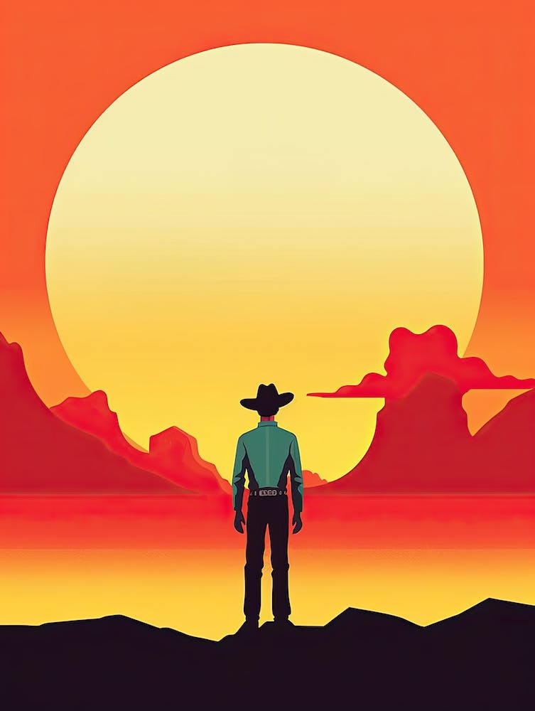 Sunset Cowboy