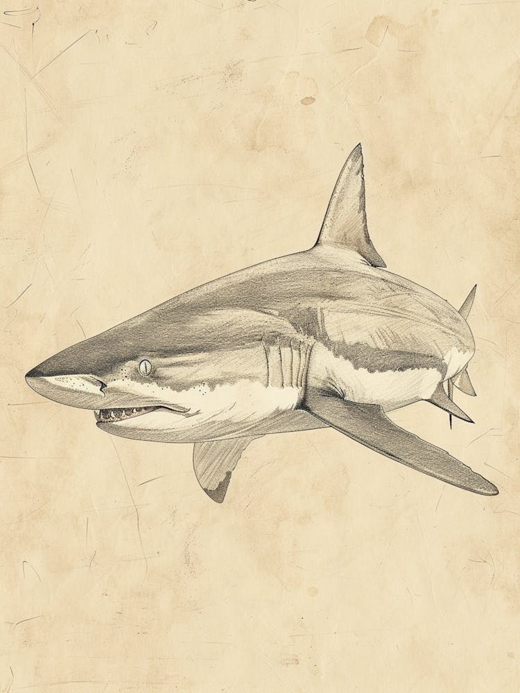 Common Thresher Vintage Illustration 1