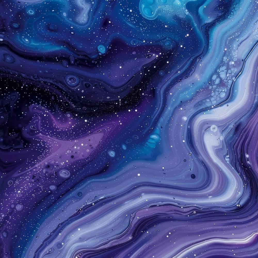 Purple And Blue Swirls