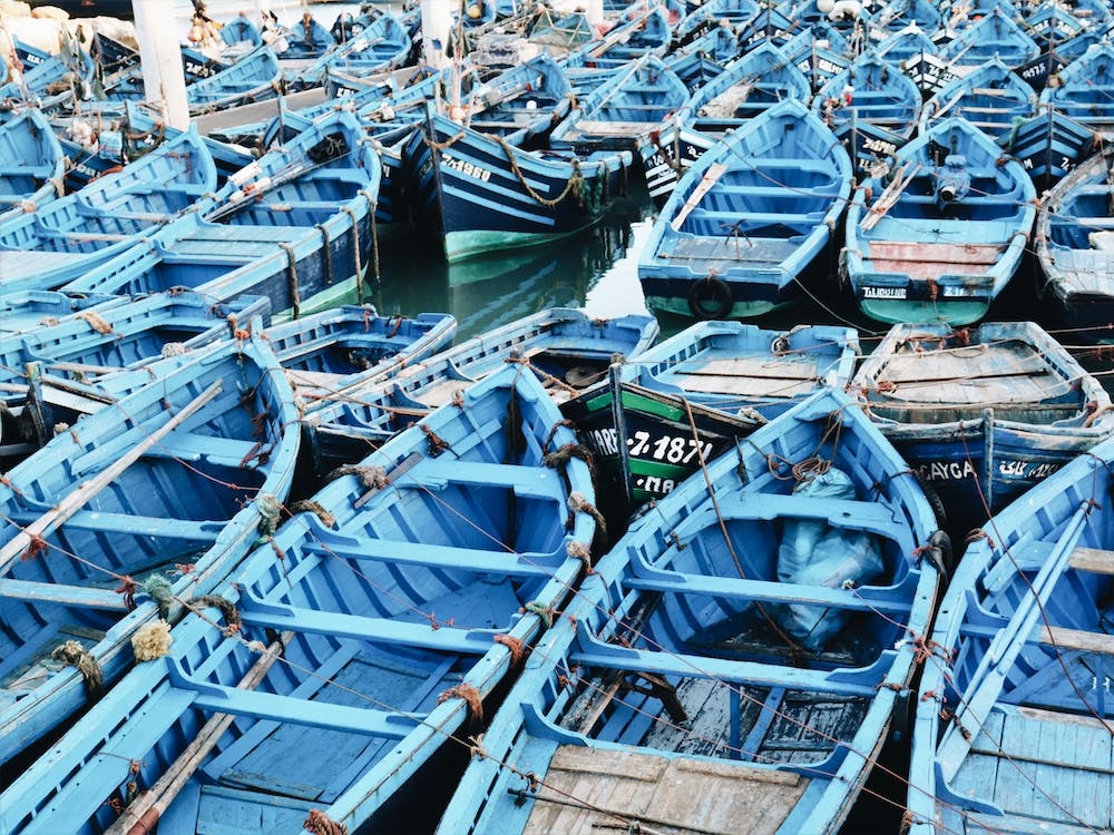 Blue Boats