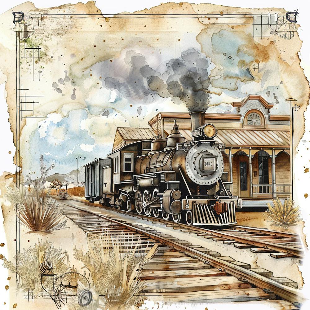 Vintage Steam Train 13