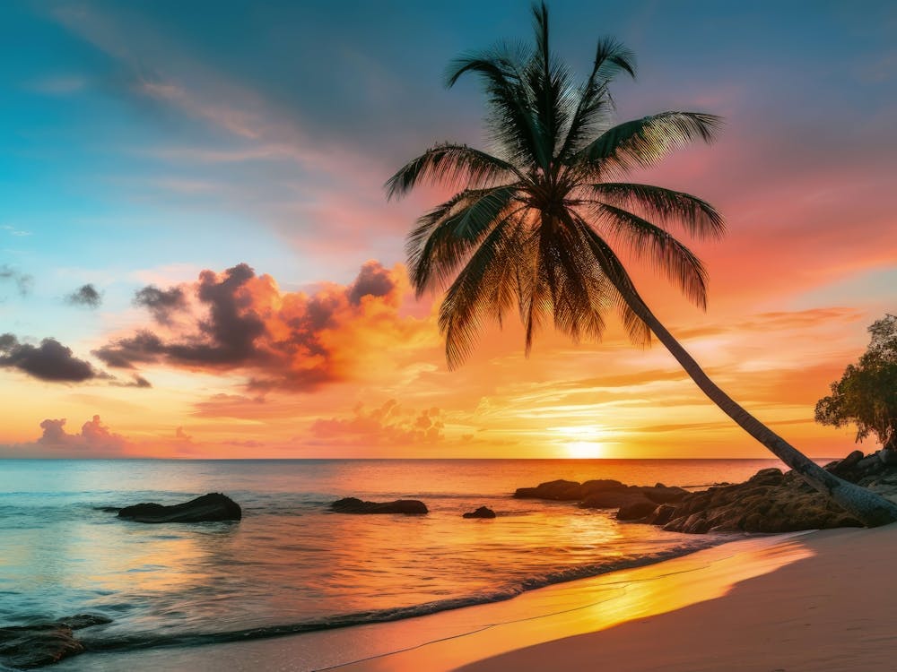 Sunset On The Beach