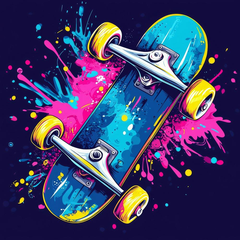 Skateboard Painting print 1