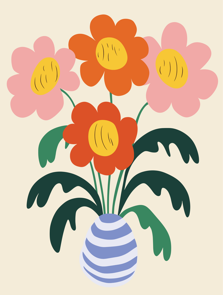 Flowers In A Vase 12