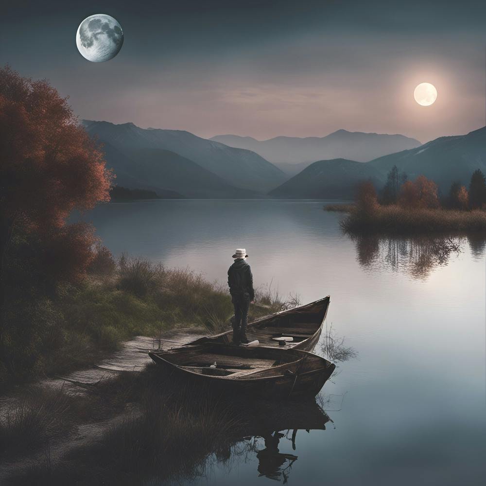Man In A Boat