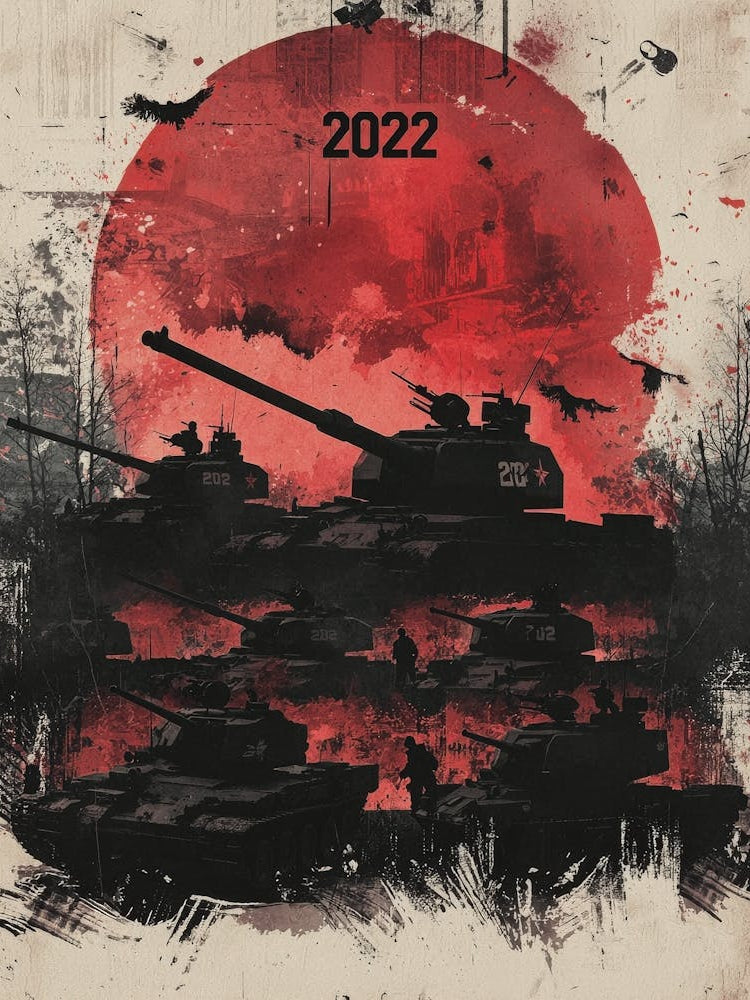 Aihrgdesign A Powerful Geopolitical Poster Marking The Start 19