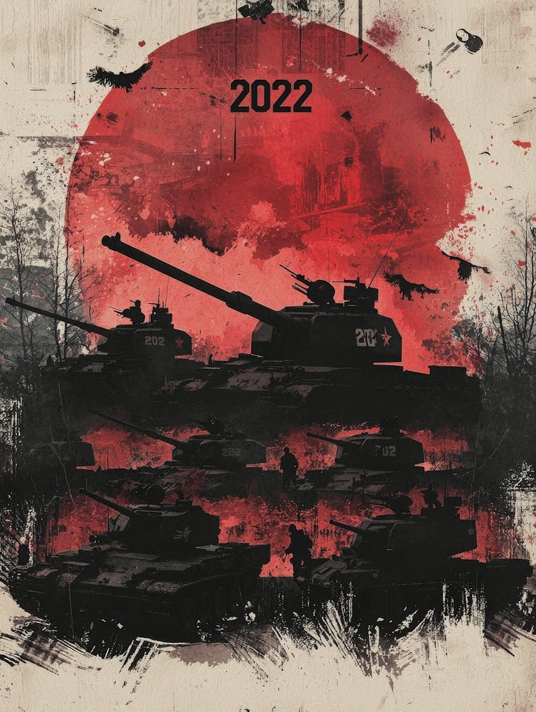 Aihrgdesign A Powerful Geopolitical Poster Marking The Start 19