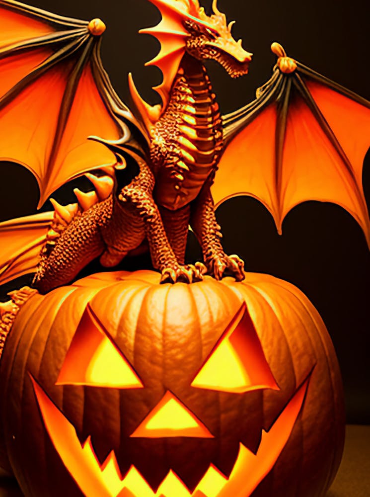 Kürbisdrache