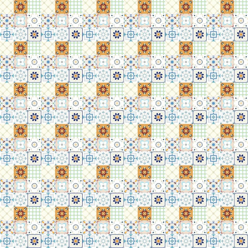Azulejo - vector tiles, Portuguese tiles 2