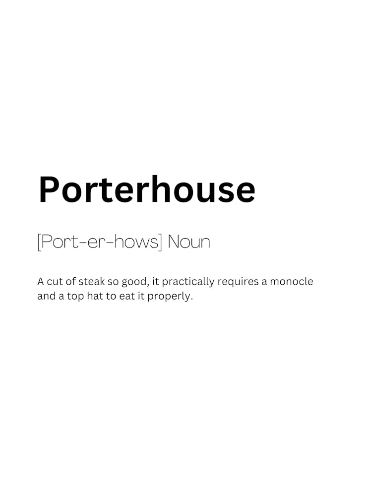 Porterhouse Definition Meaning