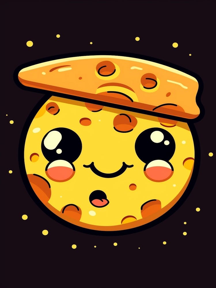 Pizza Kawaii Illustration 4