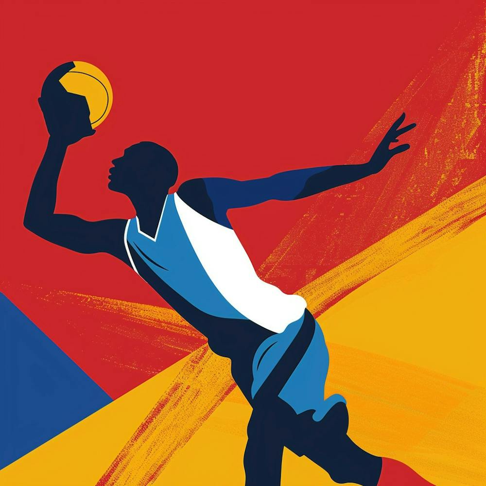 Basketball Player In Action 1