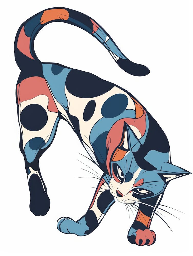 Polka Dot Cat 16