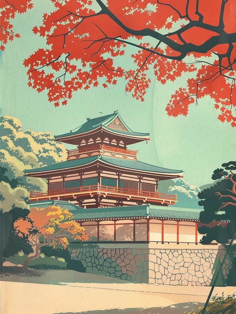 Kamakura S Tsurugaoka Hachimangu Shrine Japan Mid Century Modern 3