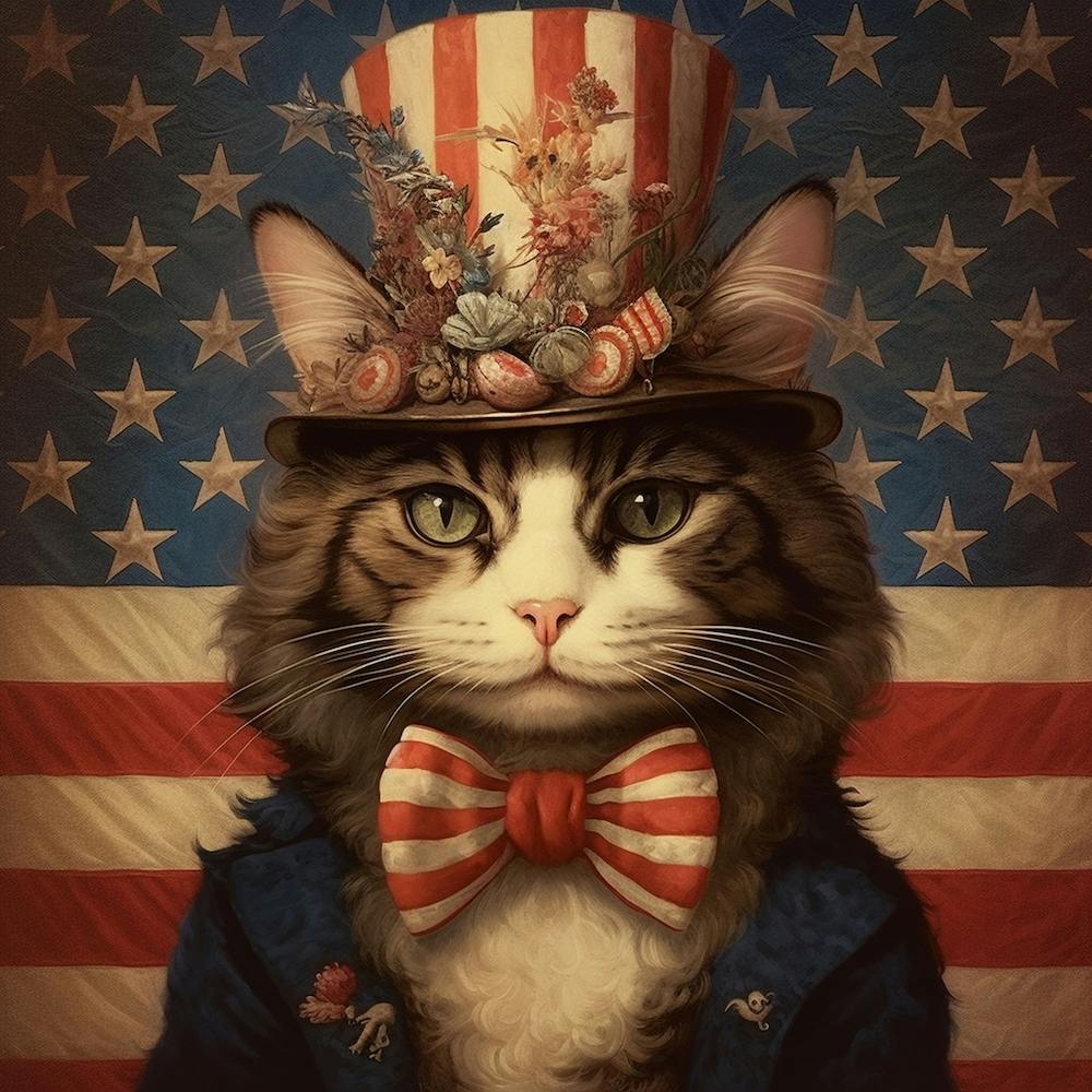 4th Of July Kitty 2