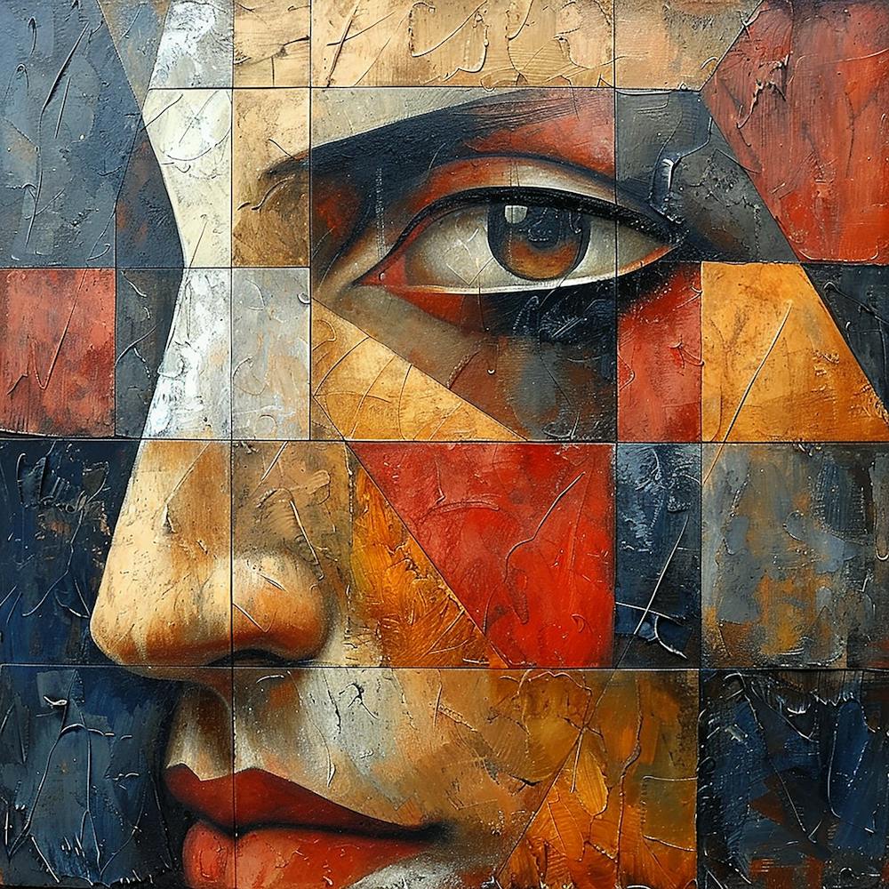 Abstract Of A Woman'S Face 4