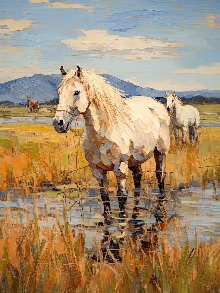 Horses Painting In Lake District, New Zealand 3