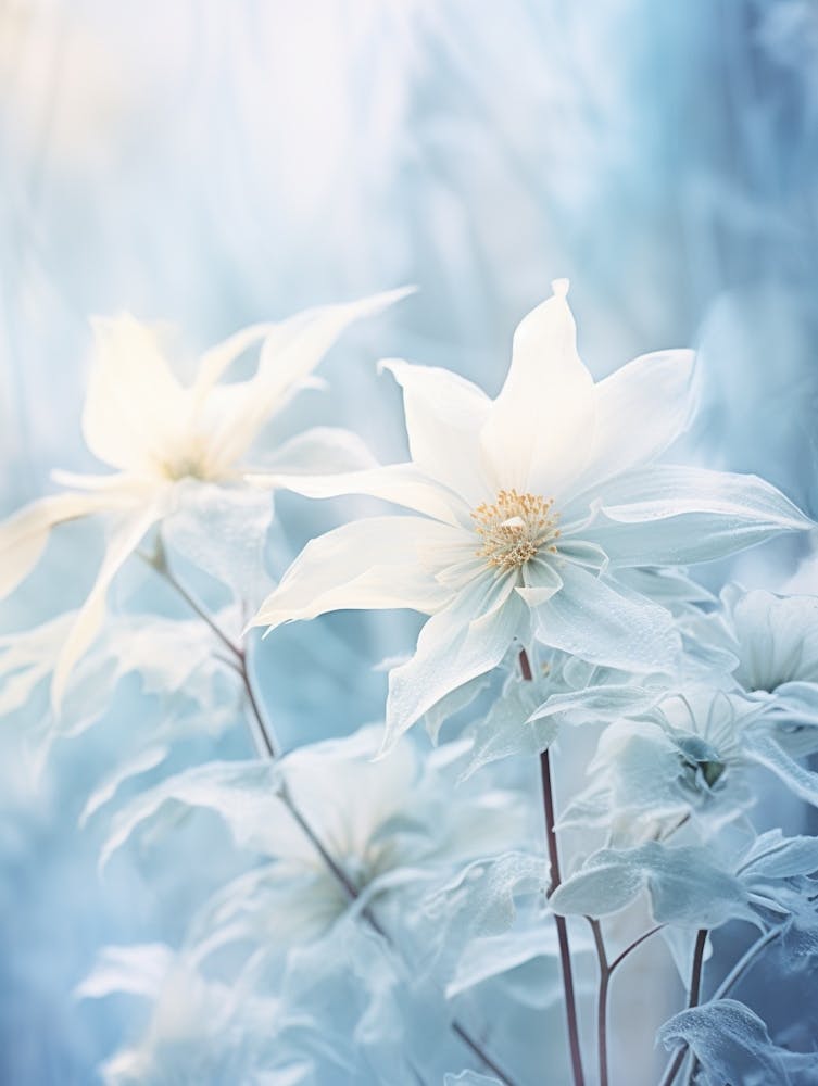 Frosty Botanical Poinsettia 6