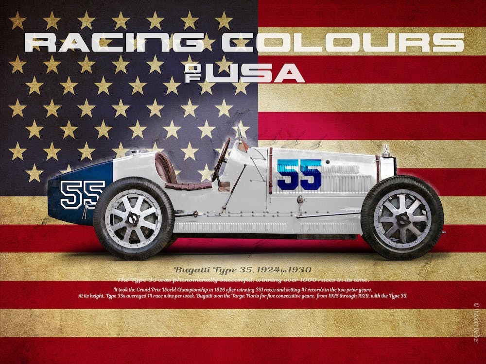 Racing Colours of Usa
