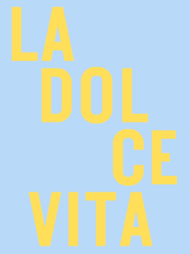 La dolce vita - blue/yellow
