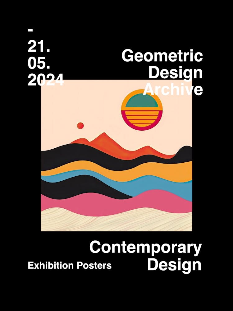 Geometric Design Archive Poster 32
