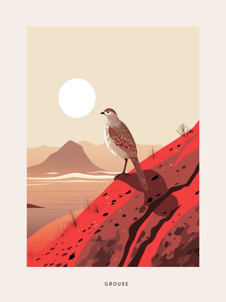 Affiche minimaliste Tétras 3