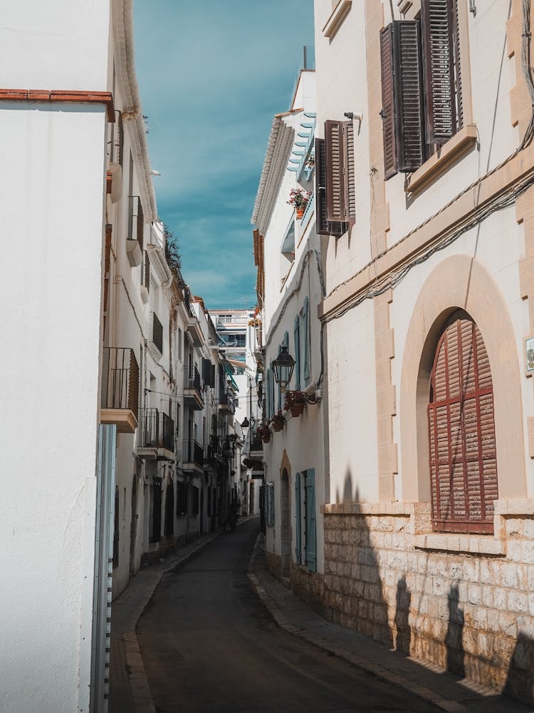 Narrow Street In Old Town