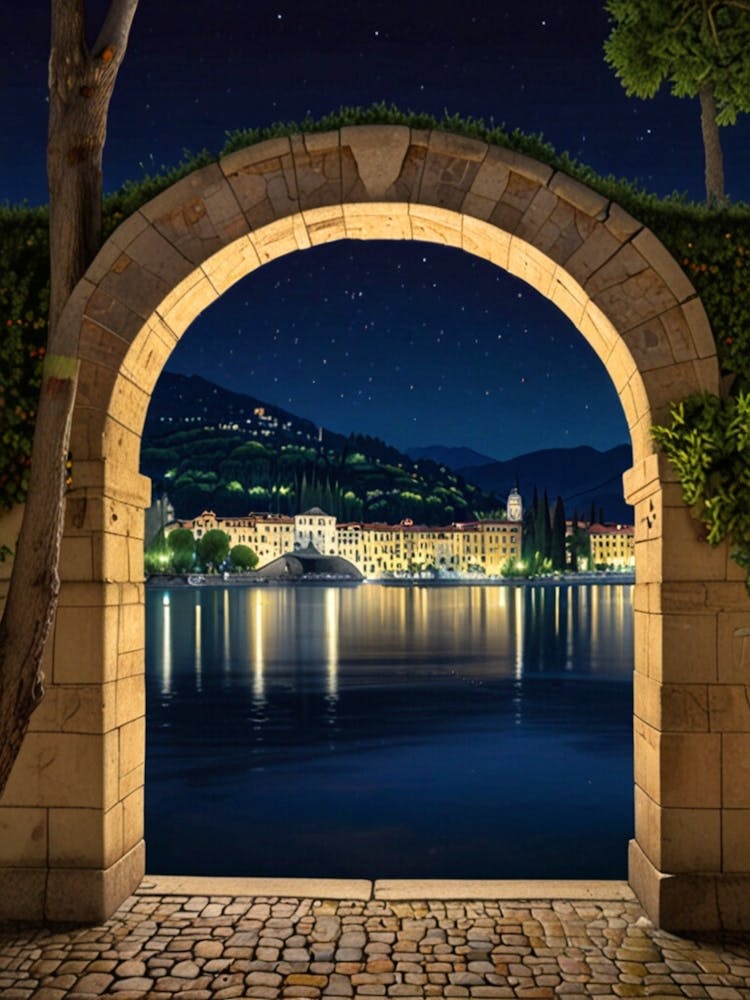 Archway To Lake Como